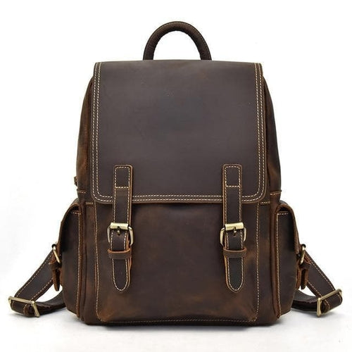 Image of The Freja Backpack Handcrafted Leather Backpack 670607497 from Edmene LLC