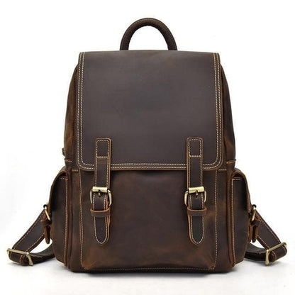 Image of The Freja Backpack Handcrafted Leather Backpack 670607497 from Edmene LLC