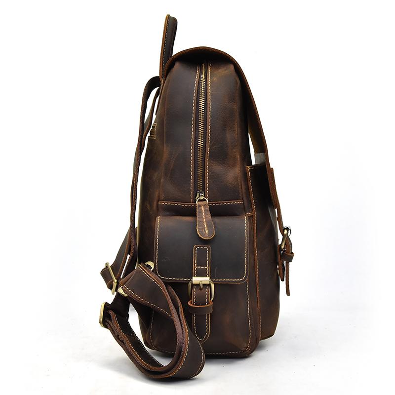 Image of The Freja Backpack Handcrafted Leather Backpack 670607497 from Edmene LLC