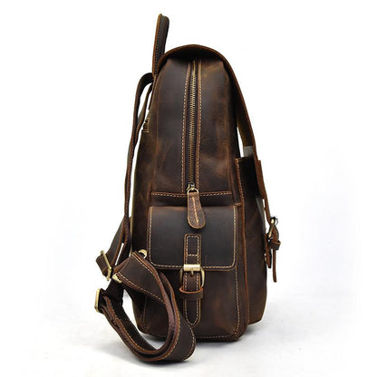 Image of The Freja Backpack Handcrafted Leather Backpack 670607497 from Edmene LLC