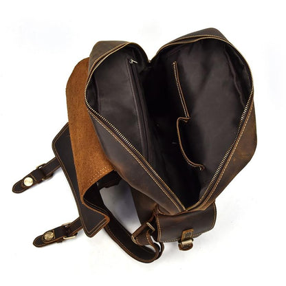 Image of The Freja Backpack Handcrafted Leather Backpack 670607497 from Edmene LLC