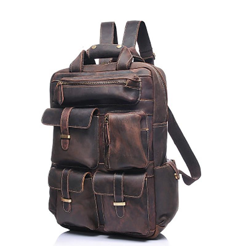 Image of The Shelby Backpack Handmade Genuine Leather Backpack 1041476610 from Edmene LLC