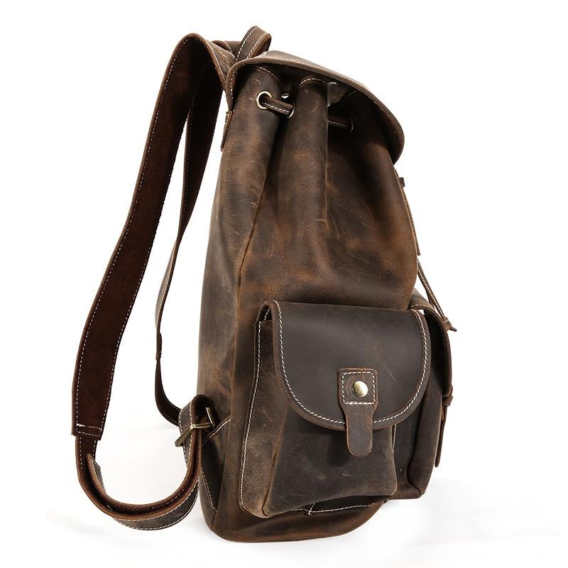 Image of The Thorsen Backpack Small Handmade Genuine Leather Backpack 1743285758 from Edmene LLC