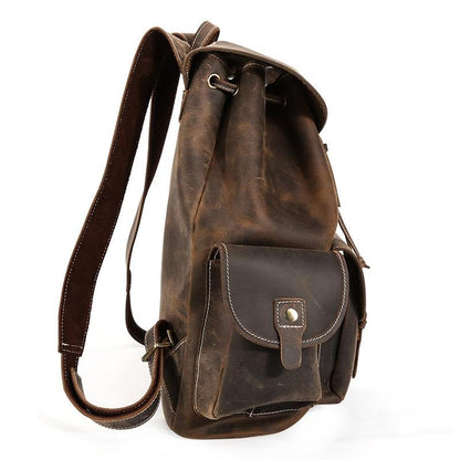 Image of The Thorsen Backpack Small Handmade Genuine Leather Backpack 1743285758 from Edmene LLC