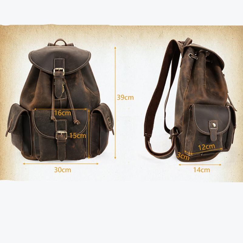 Image of The Thorsen Backpack Small Handmade Genuine Leather Backpack 1743285758 from Edmene LLC