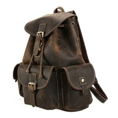 Image of The Thorsen Backpack Small Handmade Genuine Leather Backpack 1743285758 from Edmene LLC