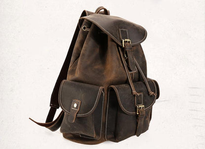 Image of The Thorsen Backpack Small Handmade Genuine Leather Backpack 1743285758 from Edmene LLC