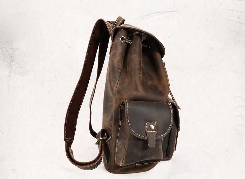 Image of The Thorsen Backpack Small Handmade Genuine Leather Backpack 1743285758 from Edmene LLC