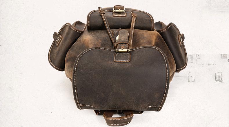 Image of The Thorsen Backpack Small Handmade Genuine Leather Backpack 1743285758 from Edmene LLC