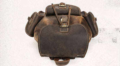 Image of The Thorsen Backpack Small Handmade Genuine Leather Backpack 1743285758 from Edmene LLC