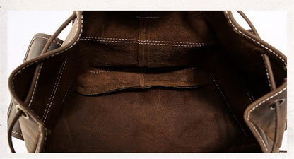Image of The Thorsen Backpack Small Handmade Genuine Leather Backpack 1743285758 from Edmene LLC