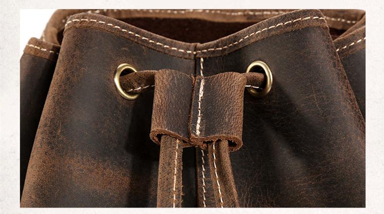 Image of The Thorsen Backpack Small Handmade Genuine Leather Backpack 1743285758 from Edmene LLC