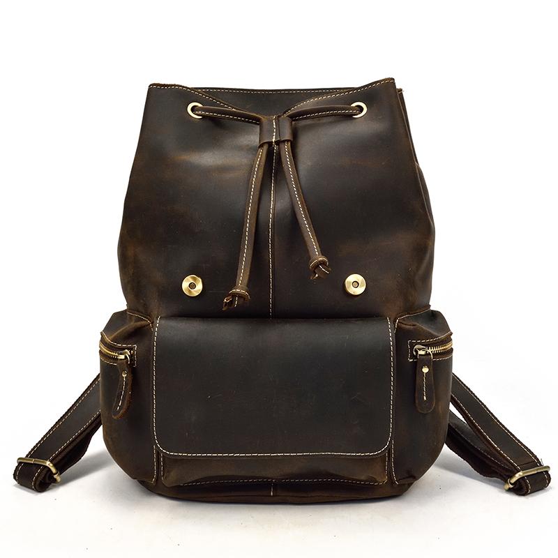 Image of The Hagen Backpack Vintage Leather Backpack 1242026294 from Edmene LLC