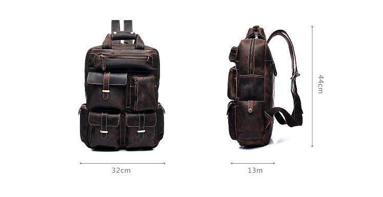 Image of The Shelby Backpack Handmade Genuine Leather Backpack 1041476610 from Edmene LLC
