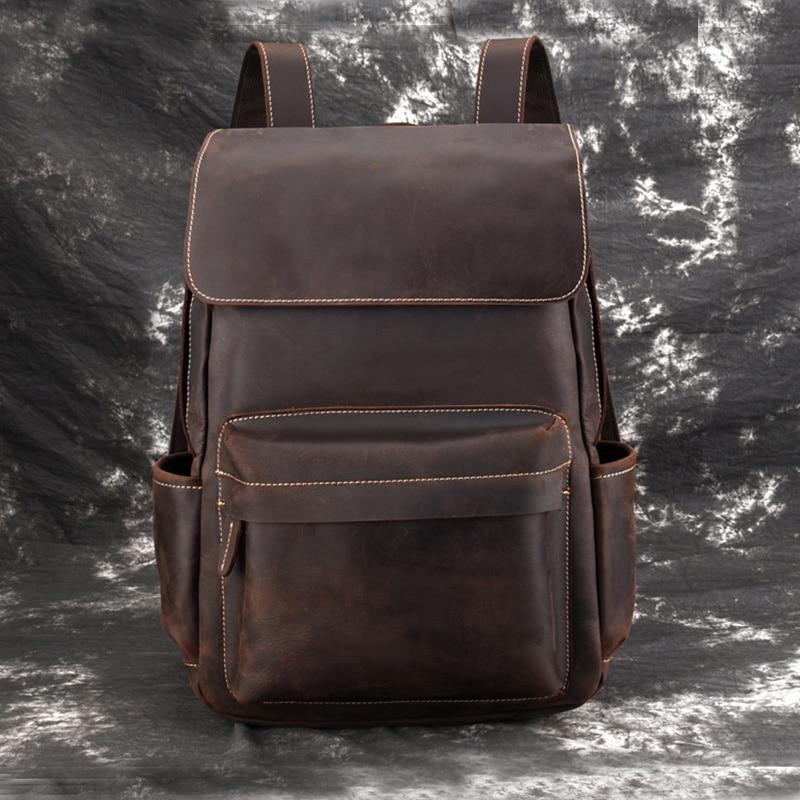 Image of The Helka Backpack Genuine Vintage Leather Backpack 188813520 from Edmene LLC