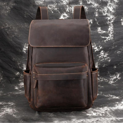Image of The Helka Backpack Genuine Vintage Leather Backpack 188813520 from Edmene LLC