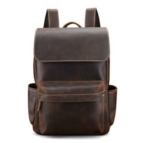 Image of The Helka Backpack Genuine Vintage Leather Backpack 188813520 from Edmene LLC