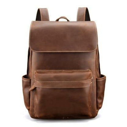 Image of The Helka Backpack Genuine Vintage Leather Backpack 188813520 from Edmene LLC