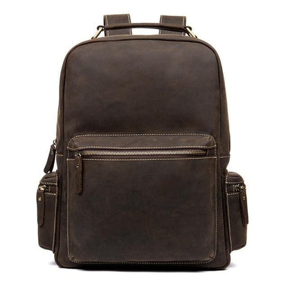 Image of The Langley Backpack Genuine Vintage Leather Backpack 1017340885 from Edmene LLC