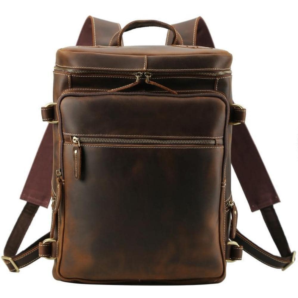 Image of The Raoul Backpack | Handmade Vintage Leather Backpack from Edmene LLC