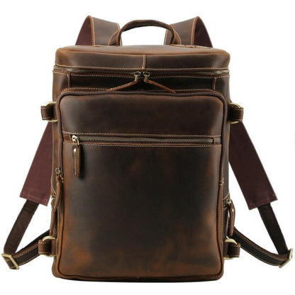 Image of The Raoul Backpack | Handmade Vintage Leather Backpack from Edmene LLC
