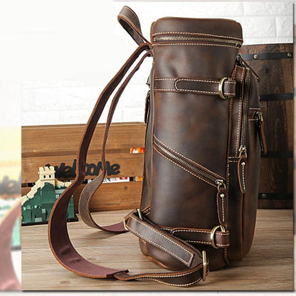 Image of The Raoul Backpack Handmade Vintage Leather Backpack 107331993 from Edmene LLC