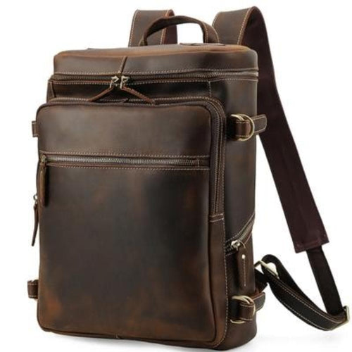 Image of The Raoul Backpack Handmade Vintage Leather Backpack 107331993 from Edmene LLC