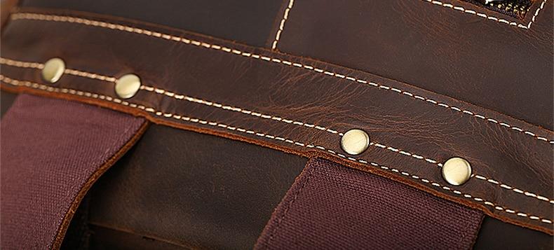 Image of The Raoul Backpack Handmade Vintage Leather Backpack 107331993 from Edmene LLC