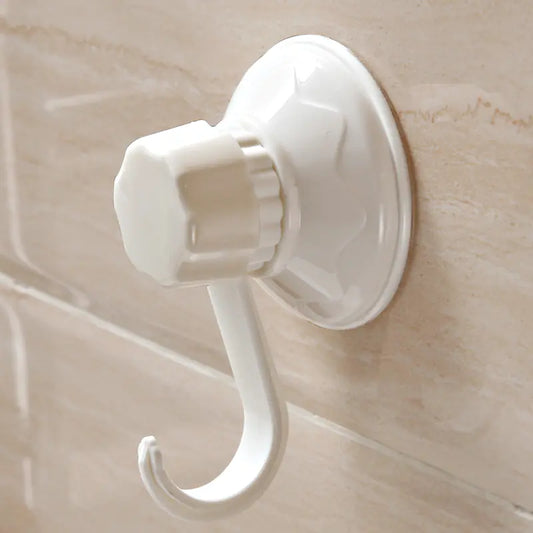 Powerful Plastic Suction Hooks for Bathroom