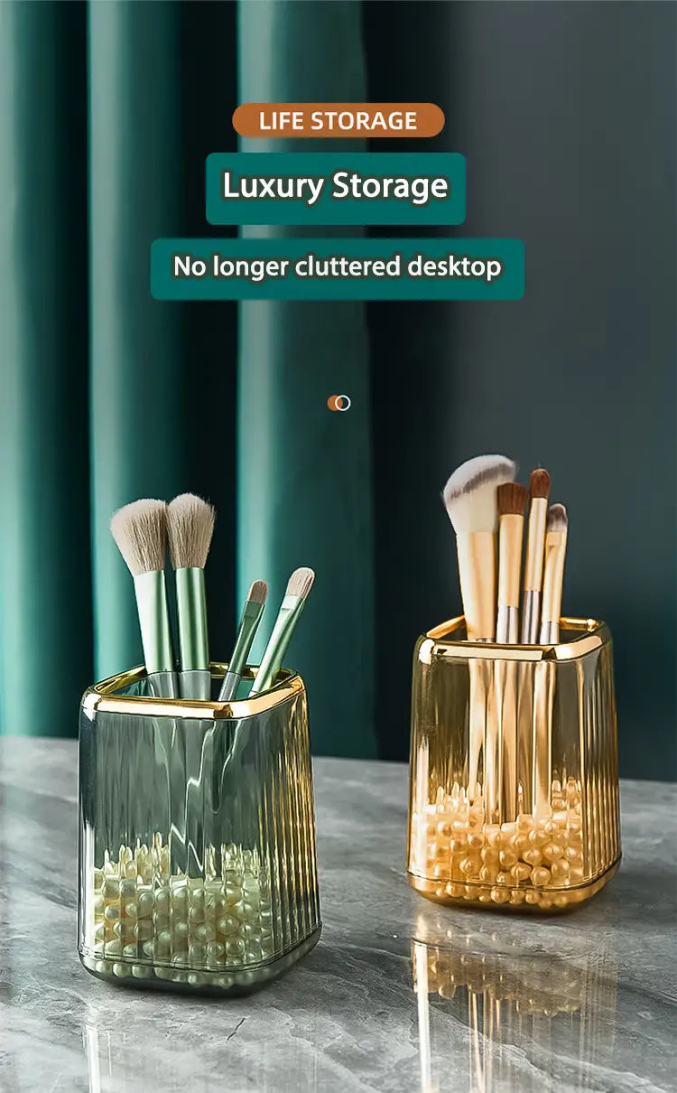 Makeup Brush Holder Organizer for Desk and Bathroom