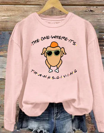 Thanksgiving Sweatshirt Inspired by Friends Turkey Episode