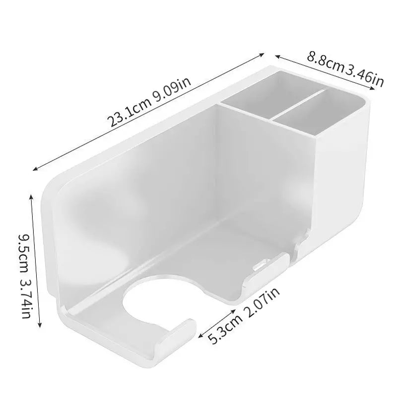 Wall Mounted Bathroom Storage Holder for Hair Tools