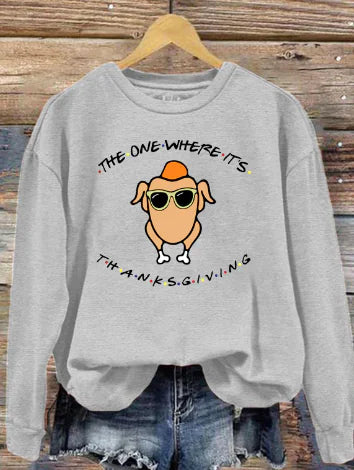 Thanksgiving Sweatshirt Inspired by Friends Turkey Episode