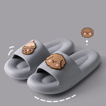 Non-slip Indoor Bathroom Flip-flops for Men and Women