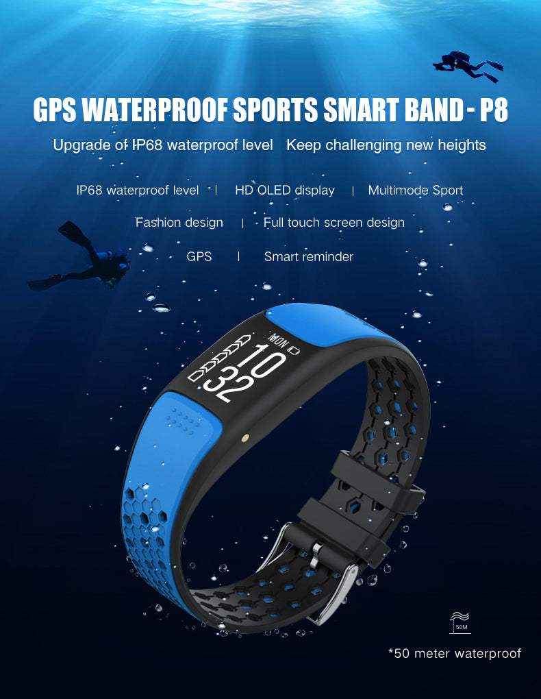 Image of Smart Fit Sporty Fitness Tracker And Waterproof Swimmers Watch 1354128023 from Edmene LLC