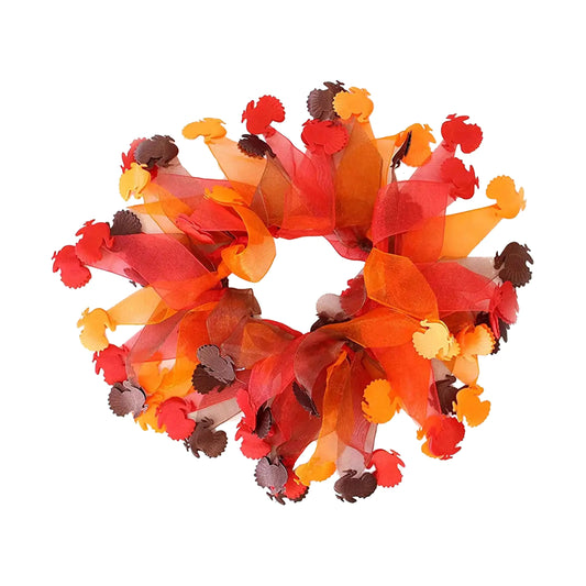Midlee Thanksgiving Turkey Decorative Dog Collar (Small)