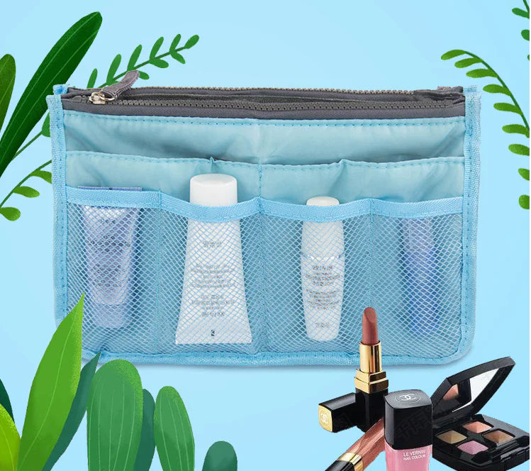 Double Zipper Makeup and Toiletry Storage Bag