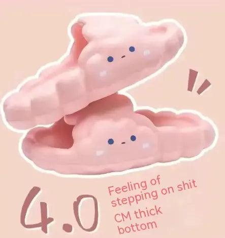 Cloud Slippers for Home Bathroom Bathing Use