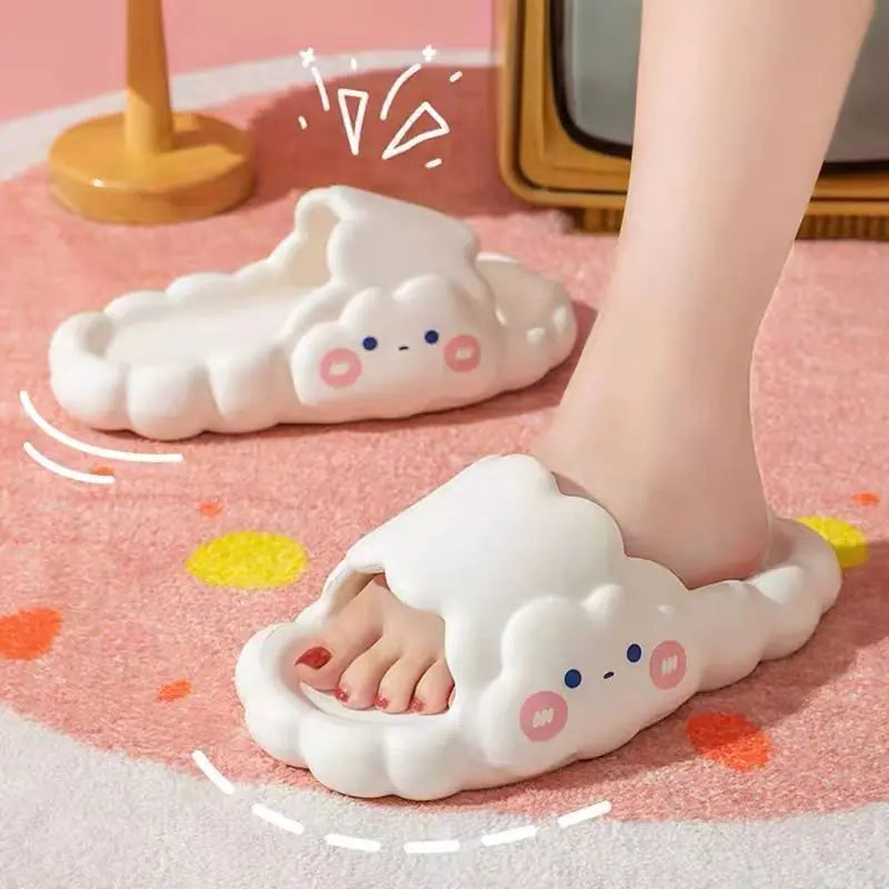 Cloud Slippers for Home Bathroom Bathing Use
