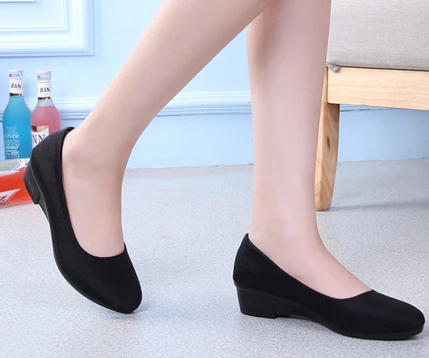 Wedge Shoes, Old Beijing Cloth Shoes, Soft Sole Shoes