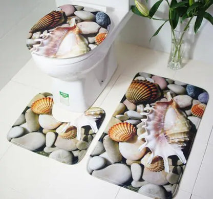 European Style Bathroom Mat for Restroom Decor