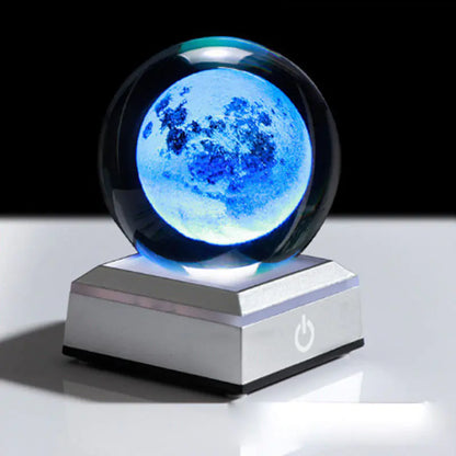 Luminous Crystal Ball Night Light for Bedroom Decor