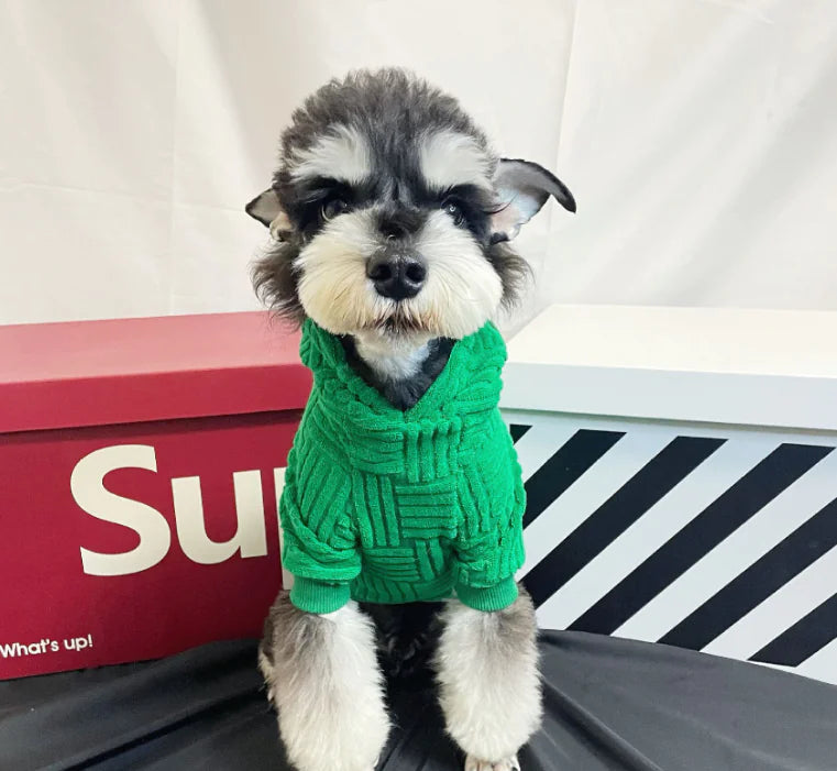 Christmas Terry Cloth Outfit for Dogs