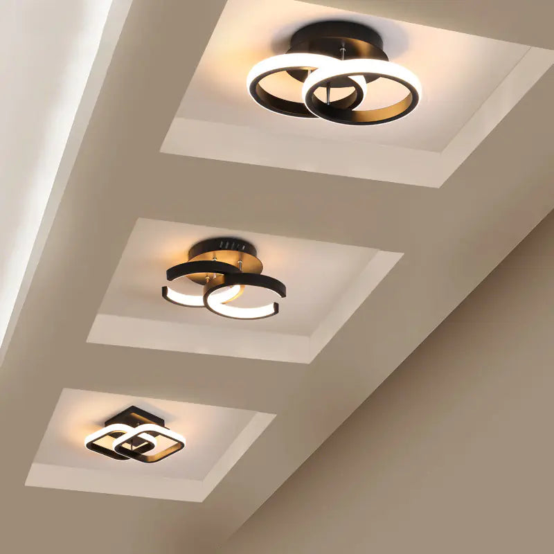 Nordic LED Ceiling Lights for Home, Bedroom & Corridor