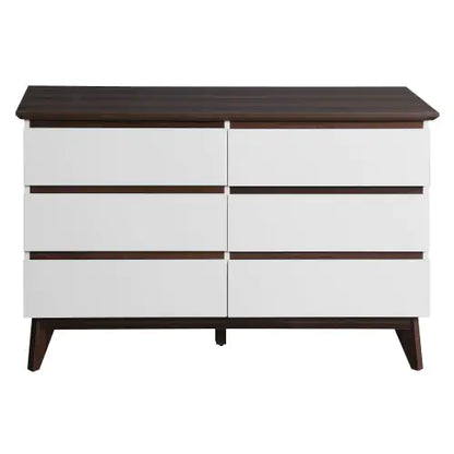 Particle Board Bedroom Living Room 6 Drawer Cabinet