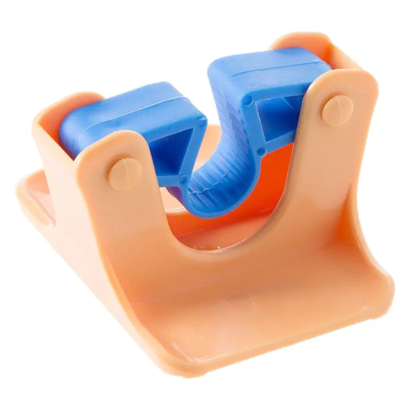 Wall-Mounted Mop Holder with Strong Adhesive (Bathroom)