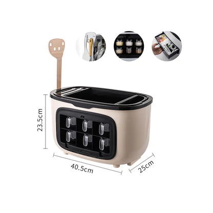 Multifunctional Shelf for Convenient Kitchen Use