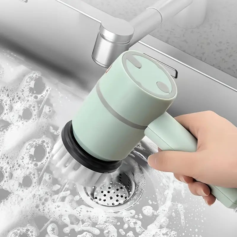 Cordless Electric Rotating Scrubber for Bathroom & Kitchen