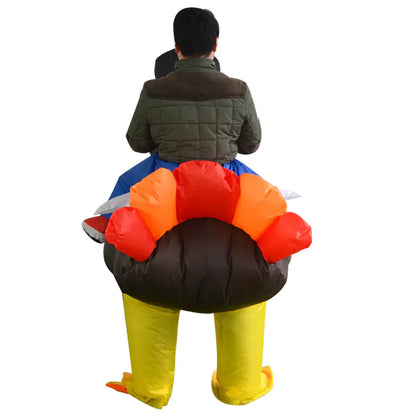 Inflatable Turkey Costume for Christmas and Thanksgiving