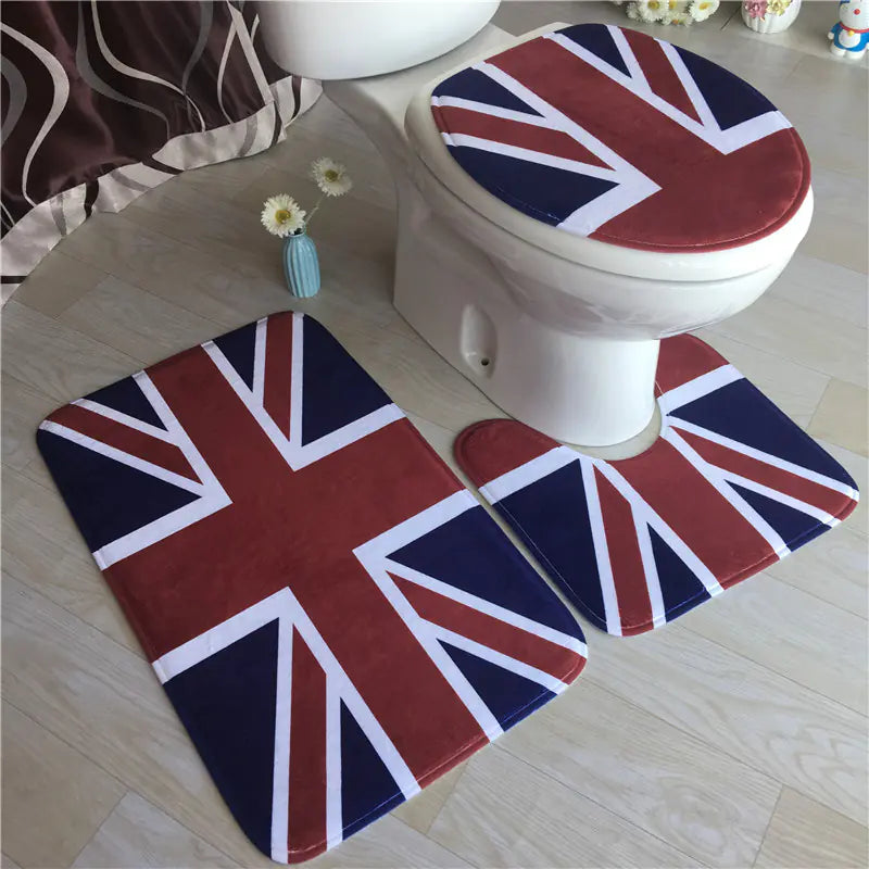 European Style Bathroom Mat for Restroom Decor